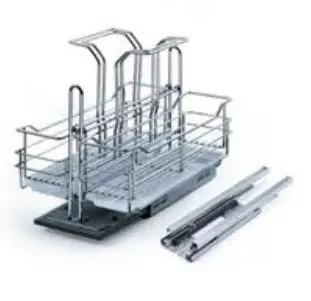 SOFT-STOP TROUGH WIRE BASKET 35CM