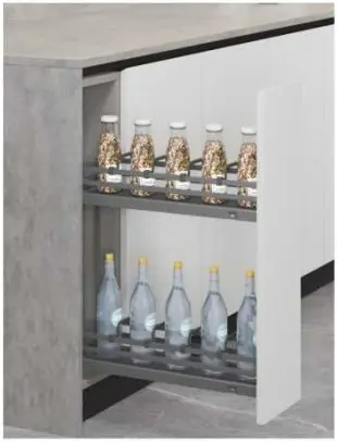 ترولي 2 رف 20 سم ارضي