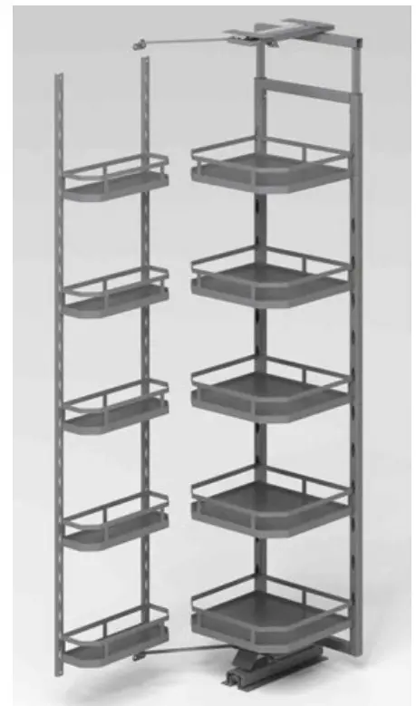 SUPER MARKET 12  BASKET 2 SHELVES VENICE SERIES 45CM