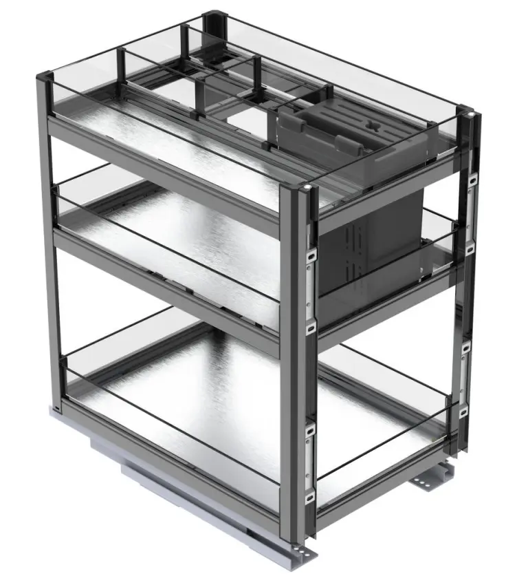 MULTI-PURPOSE GLASS BASKET 30CM