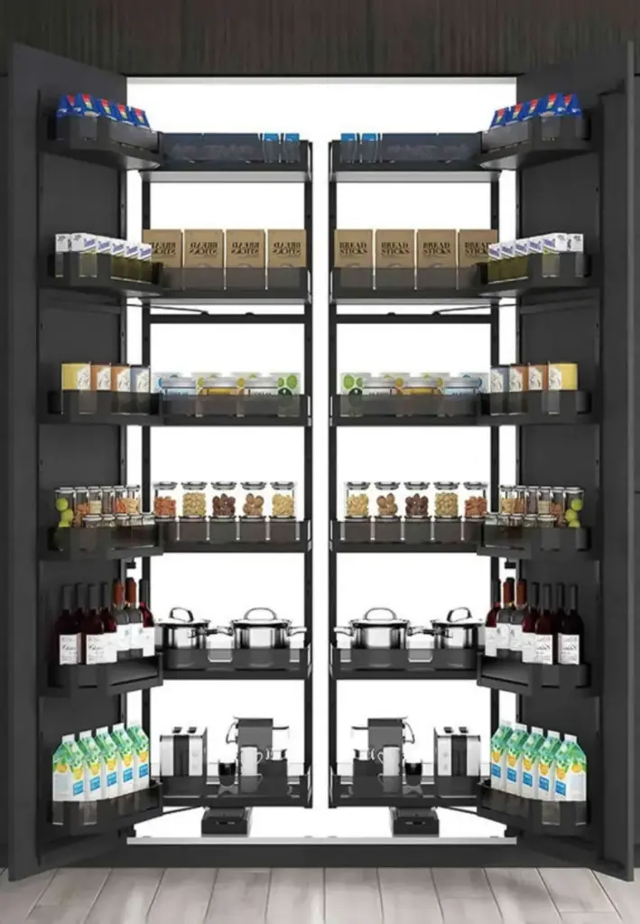 SUPER MARKET 12 GLASS BASKET 2 SHELVES  45CM