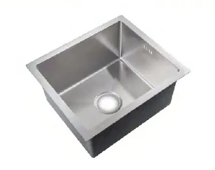 SINK 44*44 (A) SILVER  SINGLE BOWL