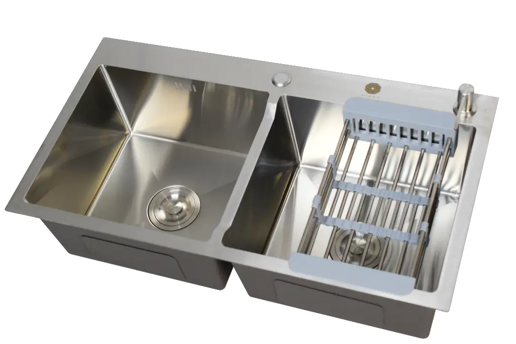 SINK 91*48 B / حوض 91*48 سيلفر 2 عين