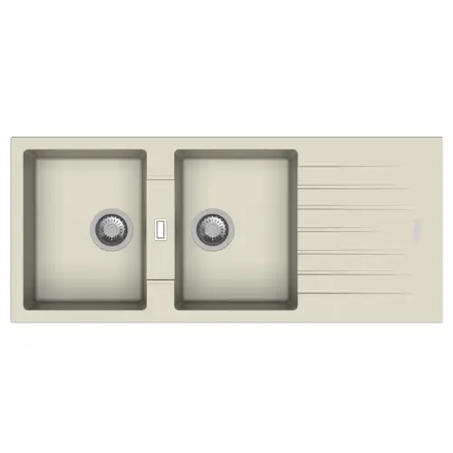 CARYSIL -TIPTONE D200 TOW BOWL WITH SHELVE CHAMPAGNE 1160*500 