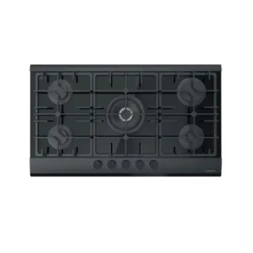 CARYSIL-FLAT HOB GAS 90 5Z BLACK GLASS