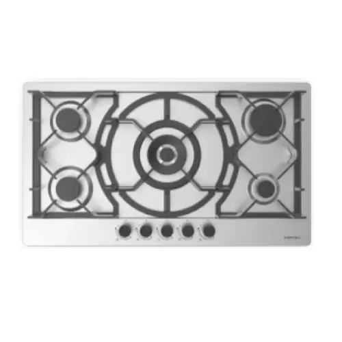 CARYSIL-STAINLESS STEEL GAS HOB 90CM 5Z
