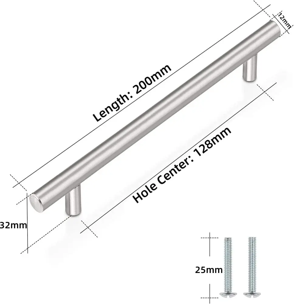 PIPE HANDLE 12*20 SILVER
