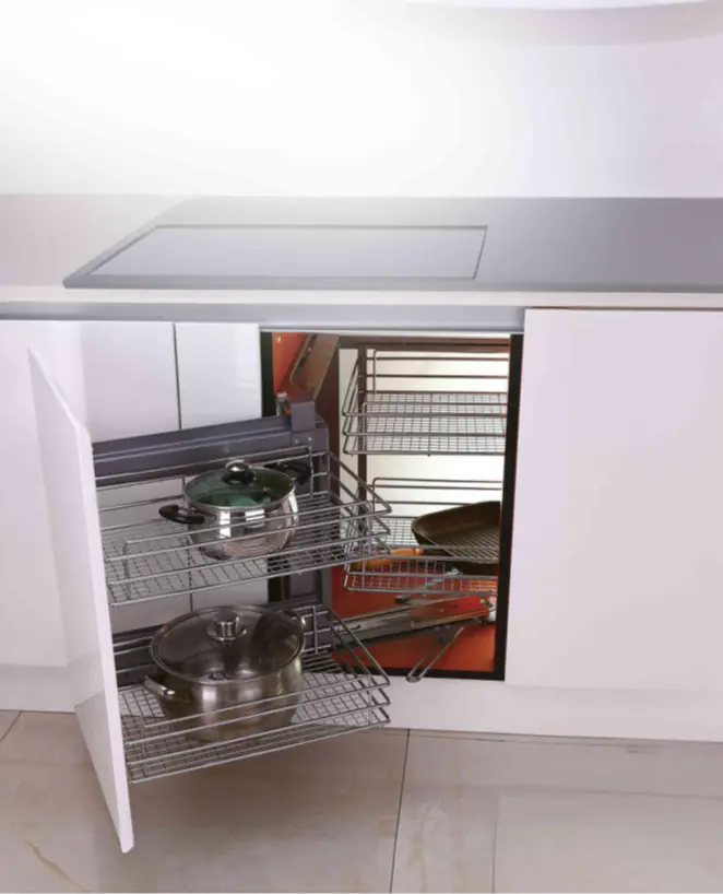 F-SS-102 نصف تدوير السلة للخارج