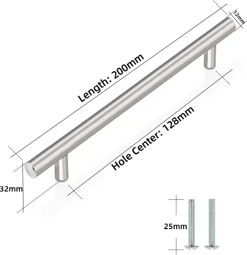[777713] silverمسكة بايب PIP 12*20 