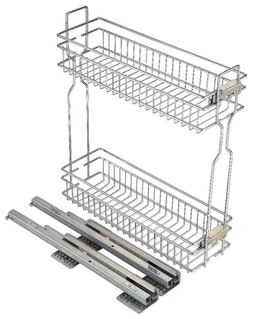 SOFT CLOSE SIDE PULL OUT WIRE BASKET 200L