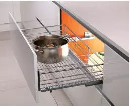 PULL-OUT BASKET 90CM WIRE 3SIDE