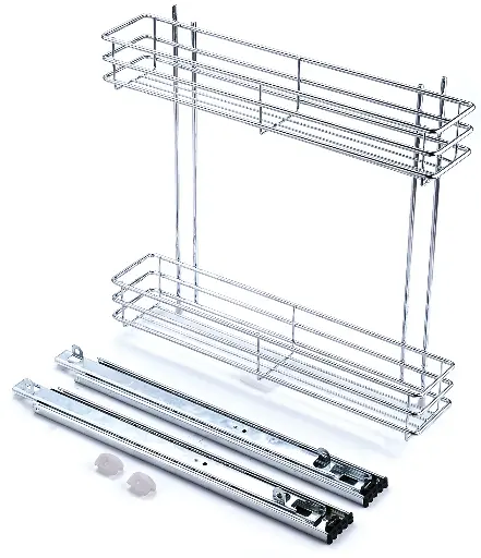 [MB-121s] NORMAL SIDE PULL OUT BASKET 15CM