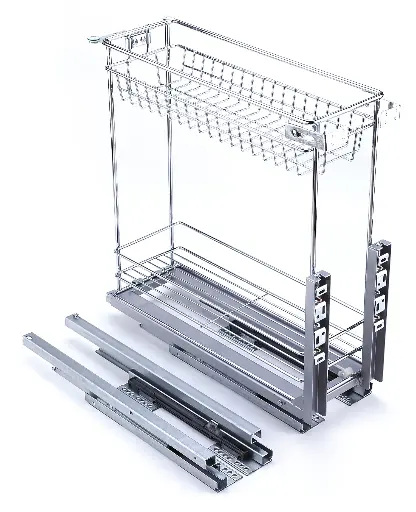 [MB-124] PULL-OUT MULTI FUNCTION BOTTOM WIRE BASKET 20CM 