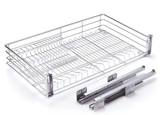 [Pb-SS-900] PULL-OUT WIRE DASH BASKET 90CM
