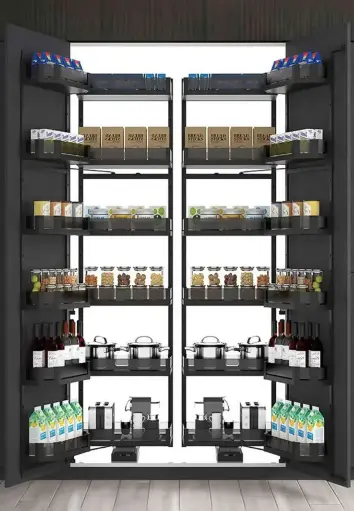 [LB-GL-206] SUPER MARKET 12 GLASS BASKET 2 SHELVES  45CM