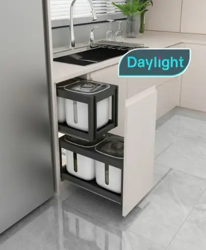 [KL2-300MC] RICE BIN 300MC 2PEIC WHITE