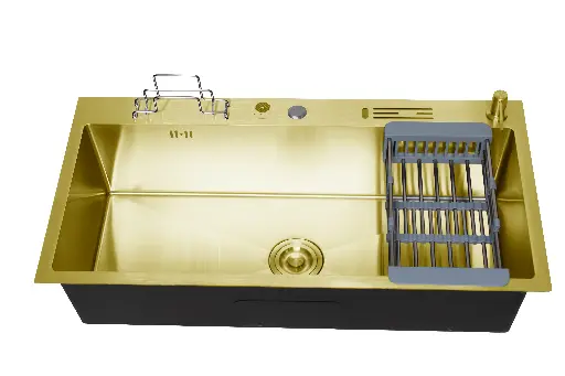 [100-GOLD -79*48] SINK 79*48 (B) GOLD SINGLE BOWL