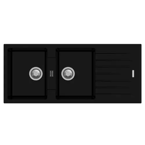 [TIP TOE D200] CARYSIL -TIPTONE D200 TOW BOWL WITH SHELVE BLACK 1160*500 